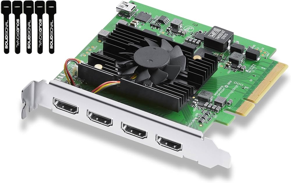 Blackmagic Design DeckLink Quad HDMI PCIe Capture Card | Up to Blackmagic Design DeckLink Quad HDMI PCIe Capture Card | Up to